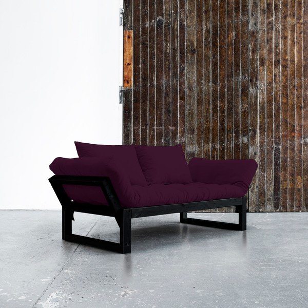 Variabilní pohovka Karup Edge Black/Purple Plum-image-1