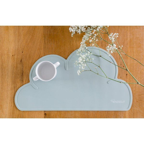 Sinine silikoonist taldrikutekk Cloud, 49 x 27 cm - Kindsgut-image-3