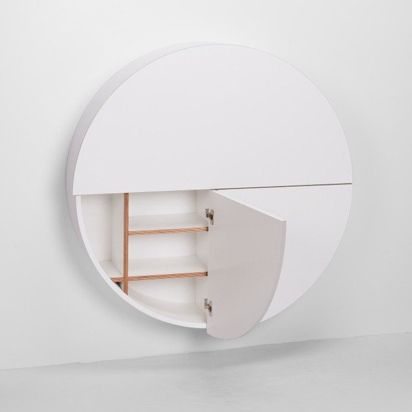 Valge multifunktsionaalne seinalaud Pill - EMKO-image-3