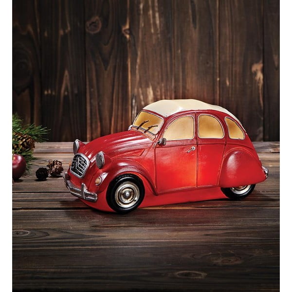 Punane lauavalgustuse kaunistus auto kujulisena Nostalgi - Markslöjd-image-1