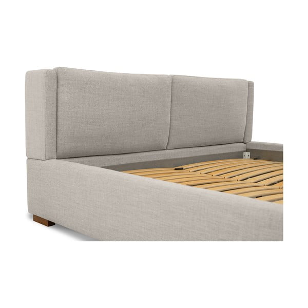 Helehall polsterdatud kaheinimesevoodi koos voodipõhjaga 160x200 cm Dreamer - Scandic-image-1