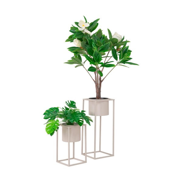 Metall lillepotid komplektis  2 tk Marla – House Nordic-image-2