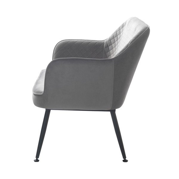 Helehall sametist diivan 129 cm Berrie - Unique Furniture-image-3