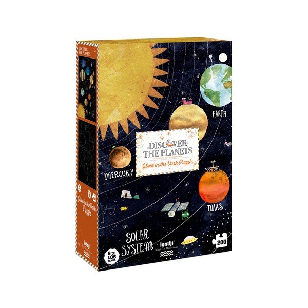 Velké puzzle fosforeskující planety Londji, 200 dílků