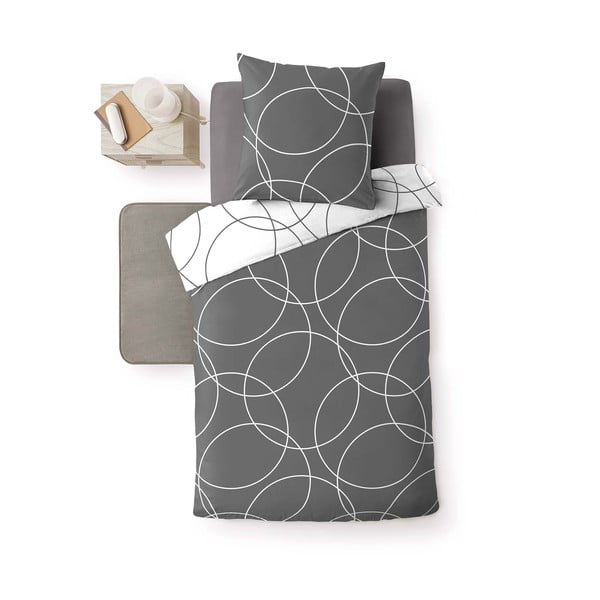 Hall mikrokiust voodipesu üheinimesevoodile 140x200 cm Elton - douceur d'intérieur-image-2