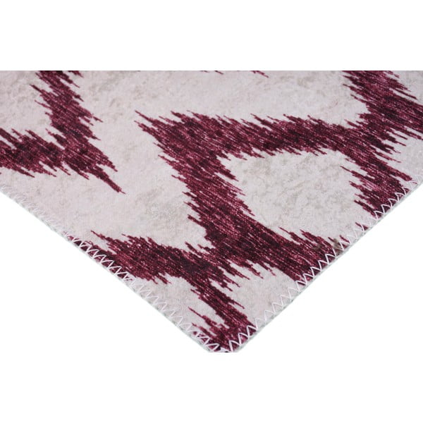 Burgundia/valge pestav vaip 160x230 cm - Vitaus-image-2