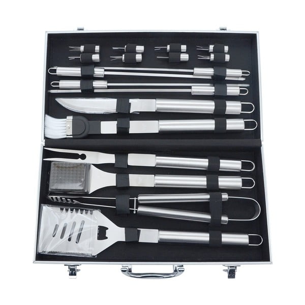 18 grillimisvahendi komplekt Alu karbis - Cattara-image-1