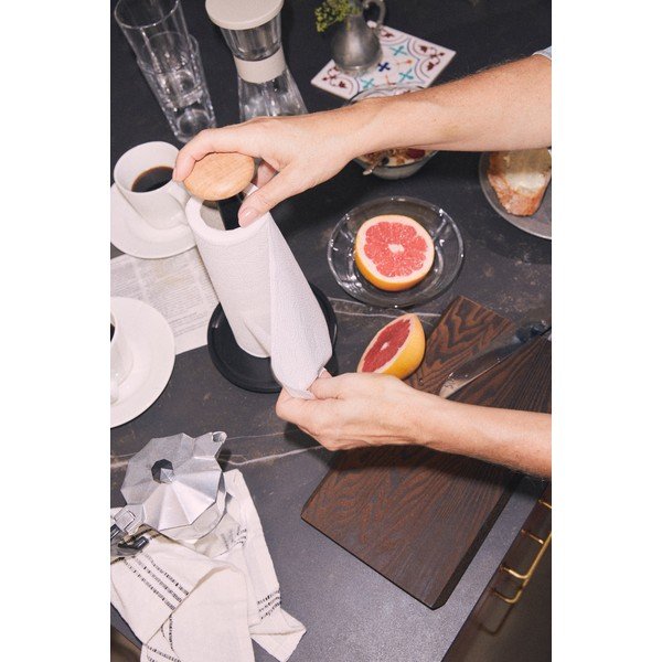 Must majapidamispaberi hoidja ø 15 cm Paper Pal - Rosendahl-image-2