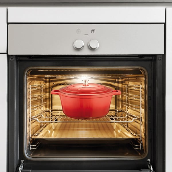 Mittekleepuv induktsioonipott kaanega 6,8 l Bordeaux - Tescoma-image-1