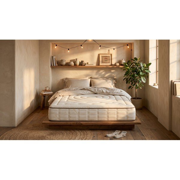 Kahepoolne madrats 200x200 cm Cashmere Premier - Moonia-image-3