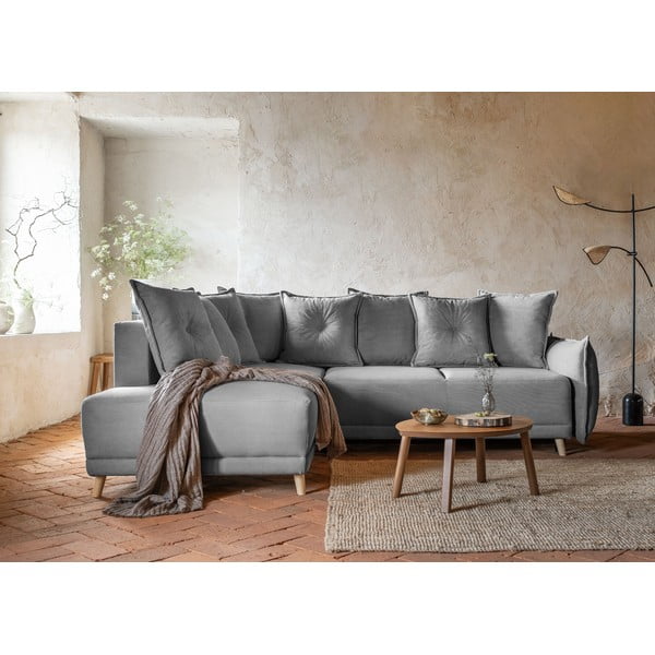 Hall velvetist nurgadiivanvoodi (vasak nurk) Lazy Lukka - Miuform-image-4