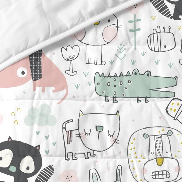 Puuvillane voodipesu 130x100 cm Best buddies - Moshi Moshi-image-2