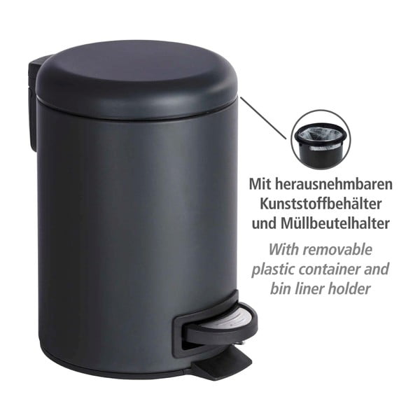 Must prügikast , 3 l Leman - Wenko-image-4