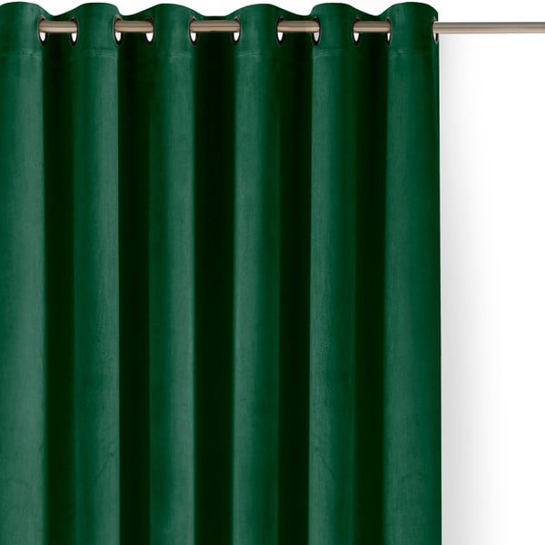 Roheline sametist pimendav kardin 530x175 cm Velto - Filumi
