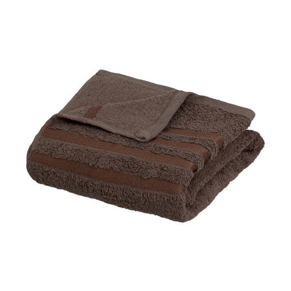 Pruun puuvillane froteerätik 70x140 cm Simple - Casa Selección