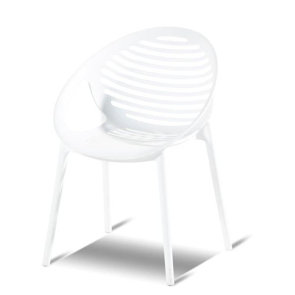 Bílá stohovatelná zahradní židle Hartman Romeo