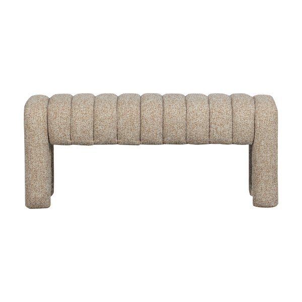 Helepruun polsterdatud buklee-kangast pink Frex - WOOOD