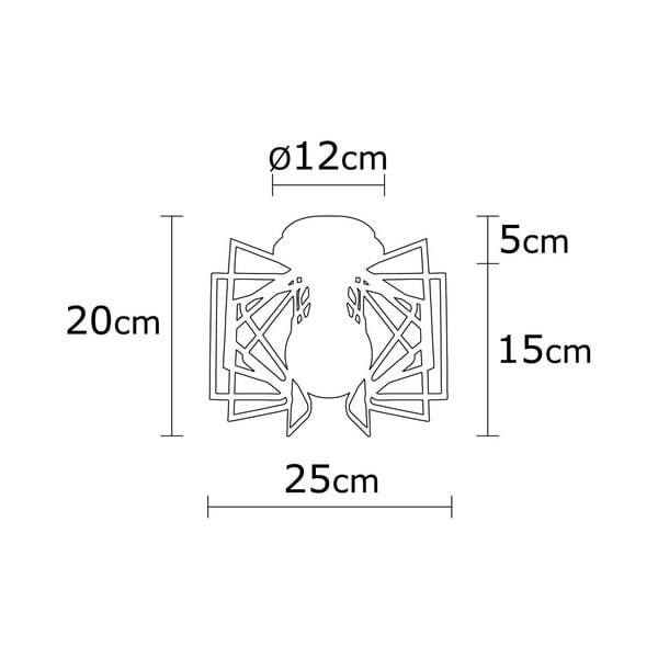 Must laevalgusti metallist varjuga ø 26 cm Nemrut - Opviq lights-image-2