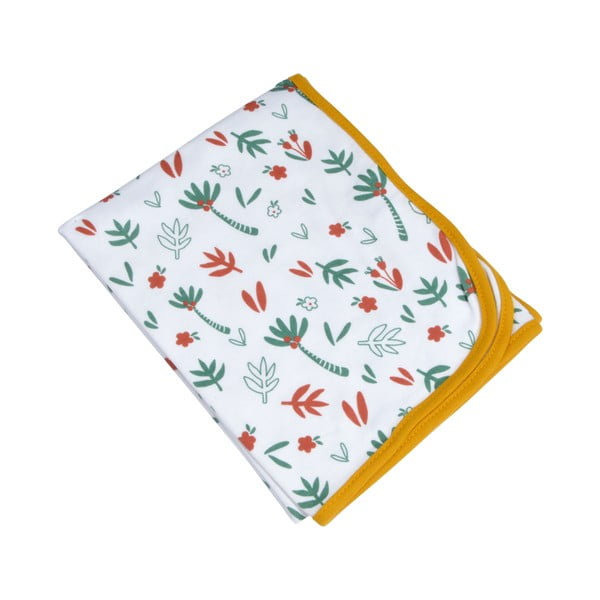 Valge puuvillane laste tekk 75x75 cm Savannah - Bébé Douceur