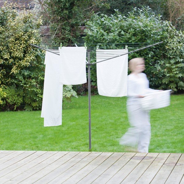 Hõbedane välitingimustes kasutatav riidekuivatusrest 35m - Addis-image-1