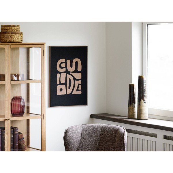 Pruun keraamiline kõrge vaas (kõrgus 48 cm) - House Nordic-image-3