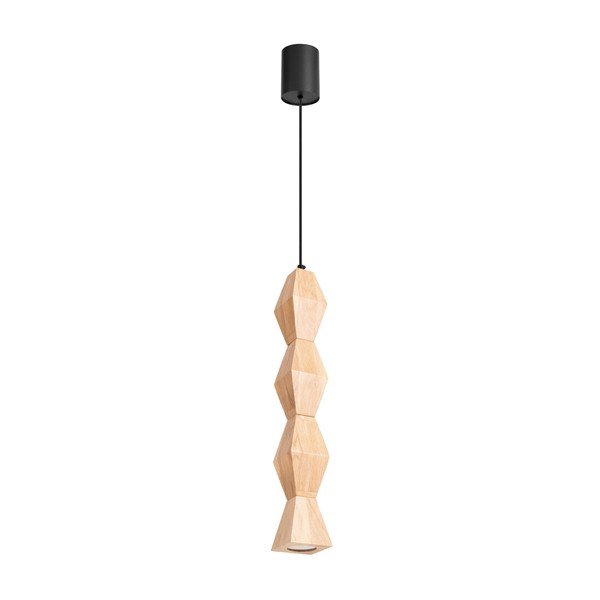 Naturaalsest pöögipuust ripplamp, läbimõõduga 8 cm Cubo - Sollux