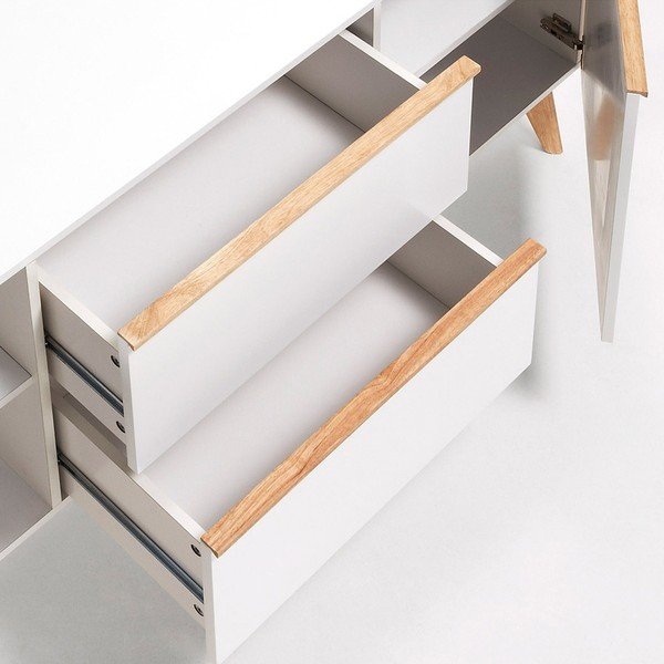 Valge sahtli kapp Meety - Kave Home-image-1