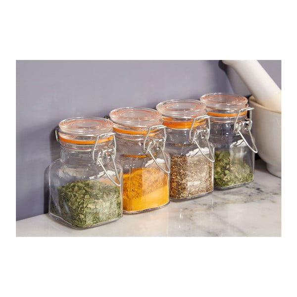 4 klaasist vürtsipurkide komplekt, 90 ml - Premier Housewares-image-3