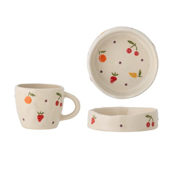 Kivinõudest laste õhtusöögikomplekt 2 osa Tatiana - Bloomingville Mini-image-4