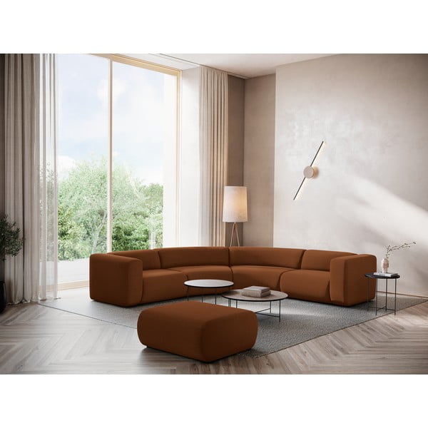 Oranž/pruun sametist jalahoob Ekahi - Makamii-image-1