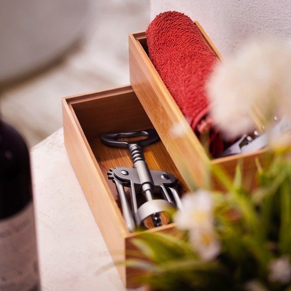 Bambusest kast , 22,5 x 7,5 x 6,35 cm - Compactor-image-1