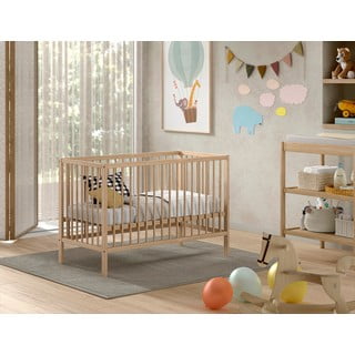 Männipuidust võrevoodi 60x120 cm DINO - Vipack