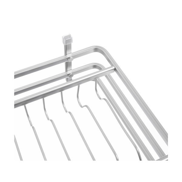 Mustvalge metallist nõudekuivatusrest 43x32 cm Deluxe - Orion-image-4