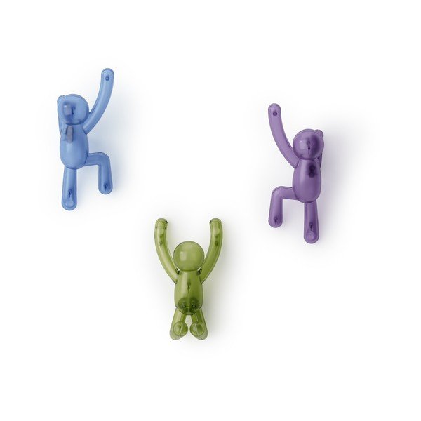 Plastkonksud 3-osalise komplektiga ilma puurimiseta Buddy - Umbra
