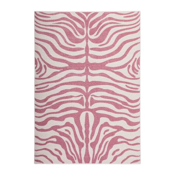 Koberec Fusion 120x170 cm, růžová zebra