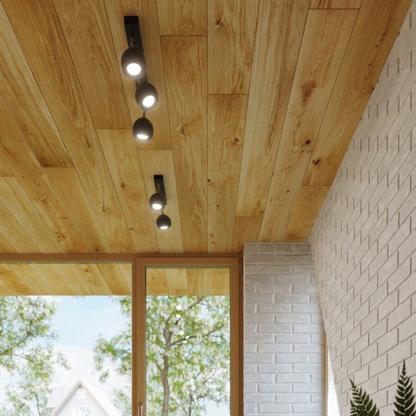 Must kohtvalgusti 25x25 cm Ollo - Sollux-image-3