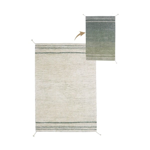 Roheline-sinine puuvillane vaip 170x240 cm Twin Vintage - Lorena Canals-image-3