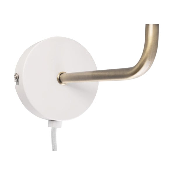 Valge-kuldne seinalamp, kõrgus 25 cm Bonnet - Leitmotiv-image-2