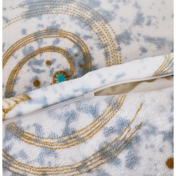 Valge-sinine mikroplüüsist voodipesu üheinimesevoodile 140x200 cm Estrellas - My House-image-2