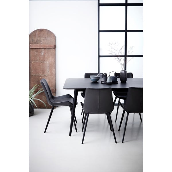 Mustast kunstnahast söögitool DAN-FORM Taani Hype - DAN-FORM Denmark-image-2