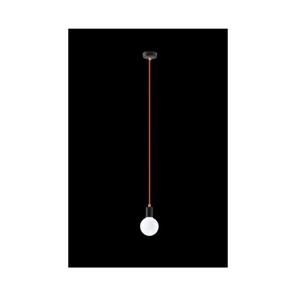 Oranžové závěsné svítidlo Sollux Bombilla-image-2