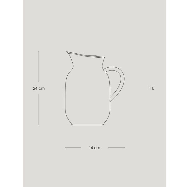 Must plastist termoskann 1 l Amphora - Stelton-image-3