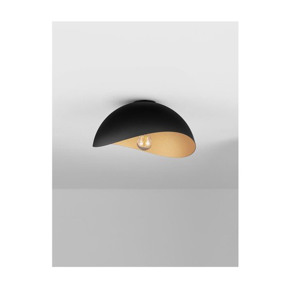 Matt must/kuldne metallist laelamp Opsi - Nova Luce-image-4