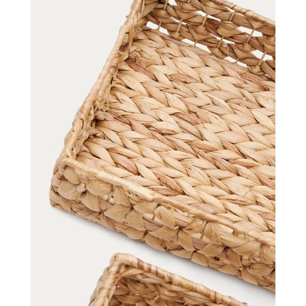 2-osaline vesihüatsindist korvide komplekt 36x27x9 cm Tressa - Kave Home-image-2