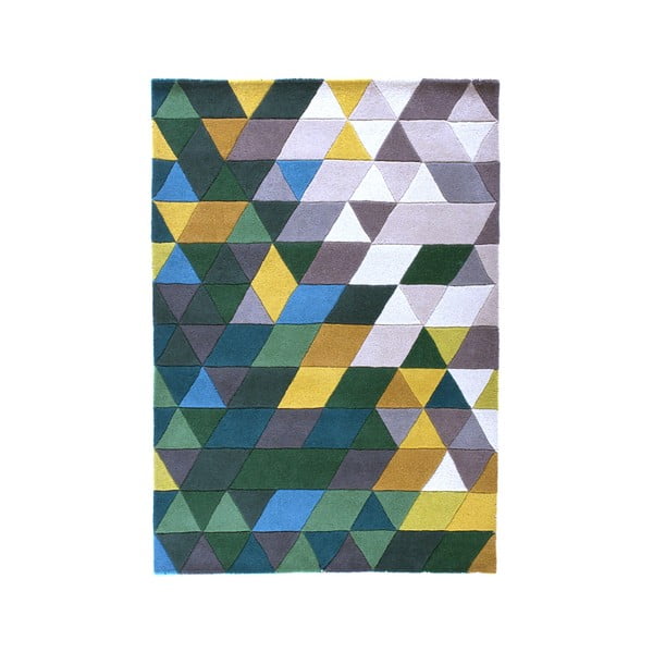 Kollane/roheline villane vaip 160x220 cm Prism - Flair Rugs