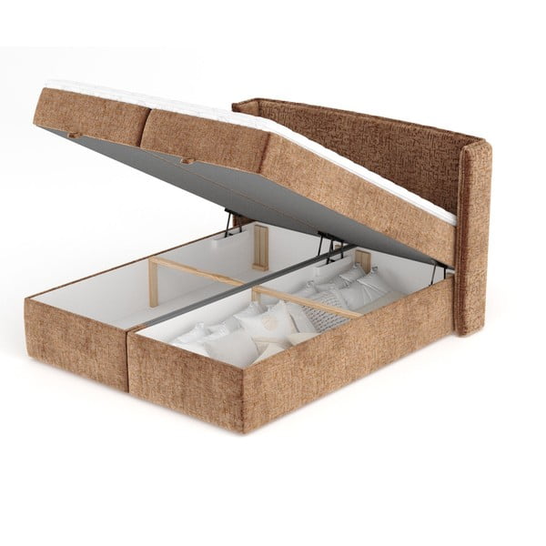 Oranž vedruvoodi koos panipaigaga 160x200cm Passion - Maison de Rêve-image-3