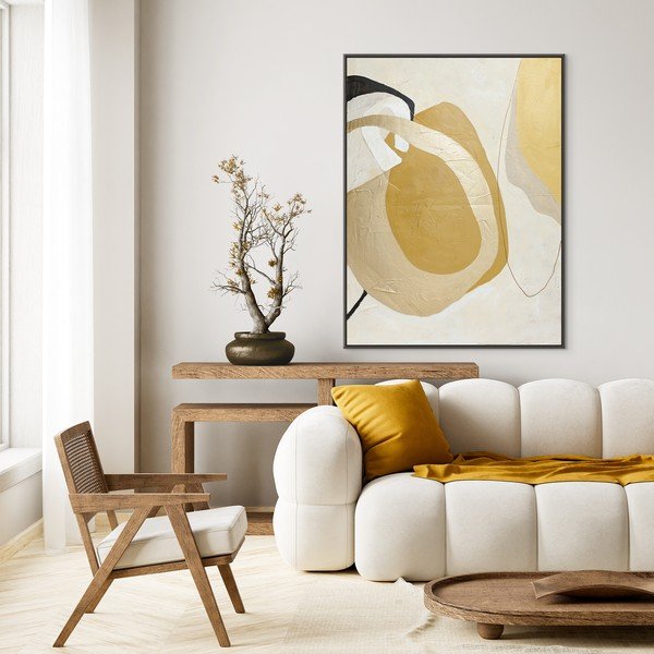 Käsitsi maalitud maal raamiga/lõuendil 91x121 cm Stardust - Malerifabrikken-image-1