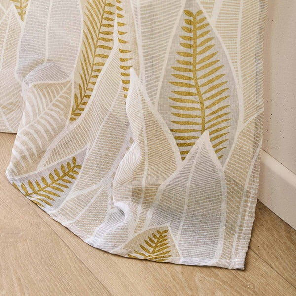 Beež voile kardin 140x280 cm Kim - douceur d'intérieur-image-4