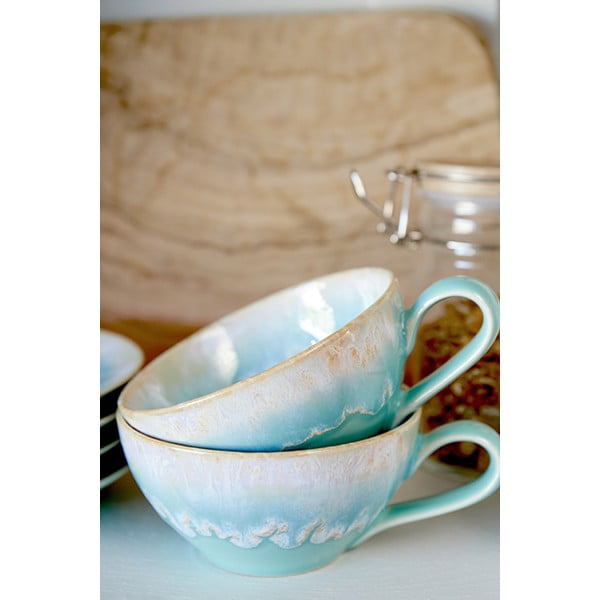 Sinine-türkiissinine kivikeraamikast tass 200 ml Taormina - Casafina-image-2