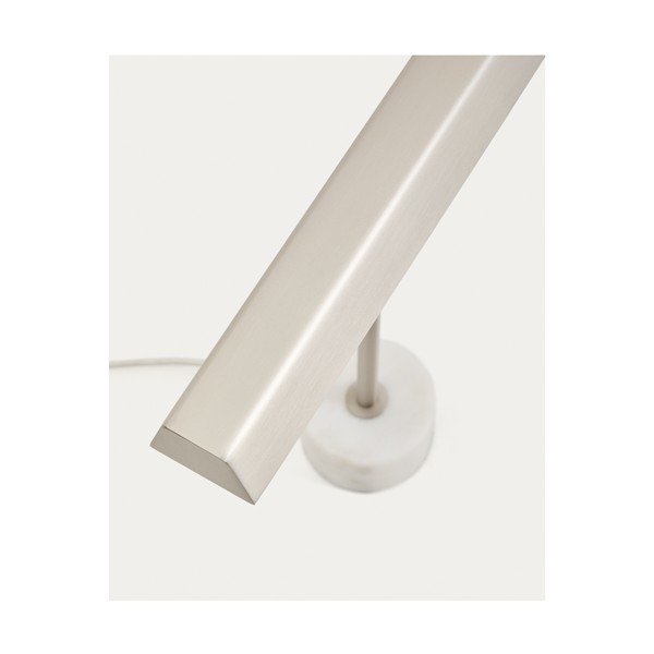 Hõbedane metallist laualamp (kõrgus 32,5 cm) Lynor - Kave Home-image-2